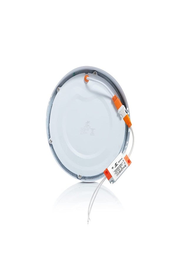 D'Mak Aluminium 12 Watts Round Led Surface Panel Light with Ip50 Dust Proof Cool White (Pack of 1) - Image 3
